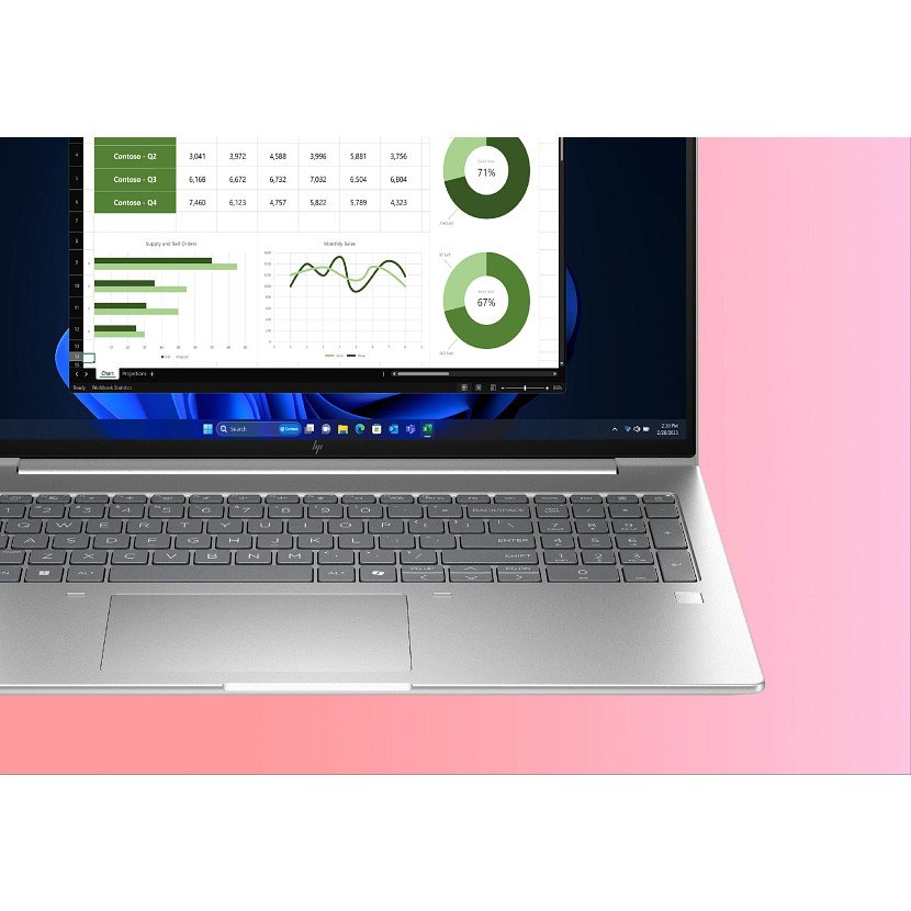 EliteBook 6 G1i AI - 16in - Core Ultra 5 225U - 16GB RAM - 512GB SSD - Win11 Pro - Qwerty US/Int'l