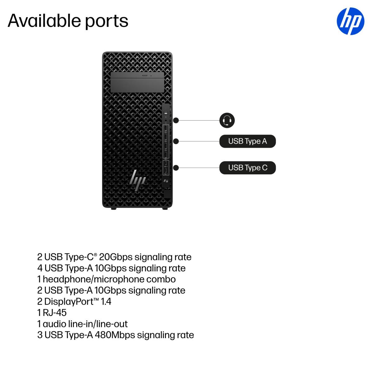 Workstation Z2 G1i Tower - Core Ultra 7 265K - 32GB RAM - 1TB SSD - Win11 Pro - Azerty Belgian