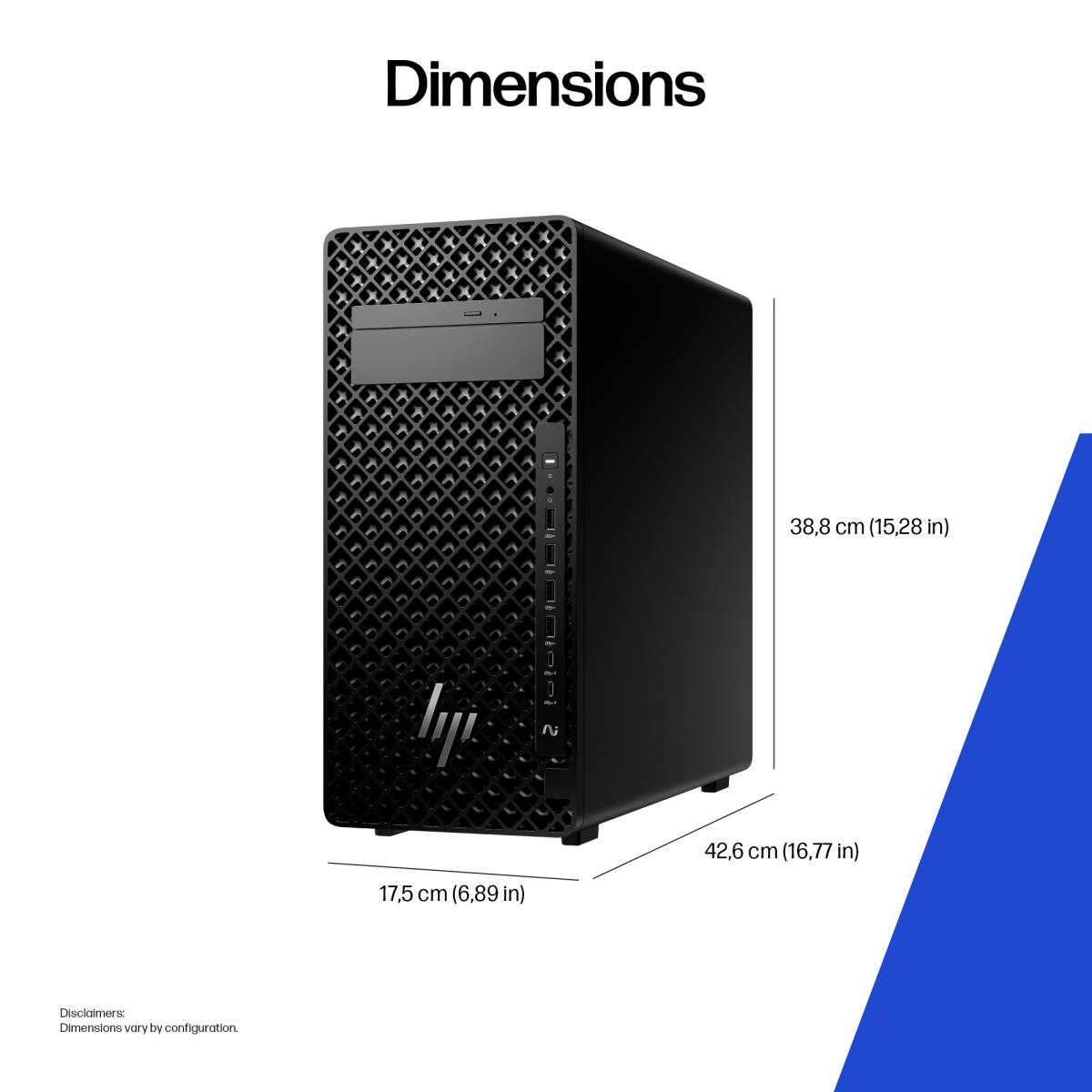 Workstation Z2 G1i Tower - Core Ultra 7 265K - 32GB RAM - 1TB SSD - Win11 Pro - no Keyboard