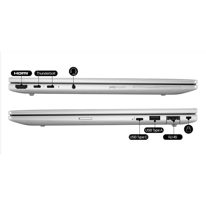EliteBook 8 G1i AI - 14in - Core Ultra 5 225U - 16GB RAM - 512GB SSD - Win11 Pro - Azerty Belgian