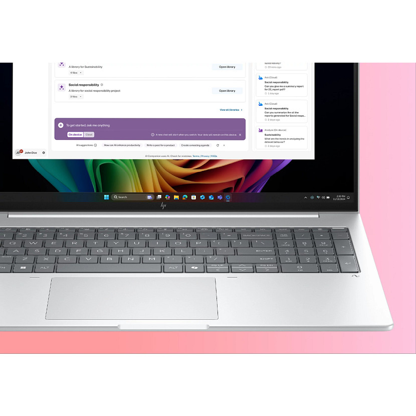 EliteBook 8 G1a Ai - 16in - AI 7 350 - 32GB RAM - 1TB SSD - Win11 Pro - Qwerty US/Int'l