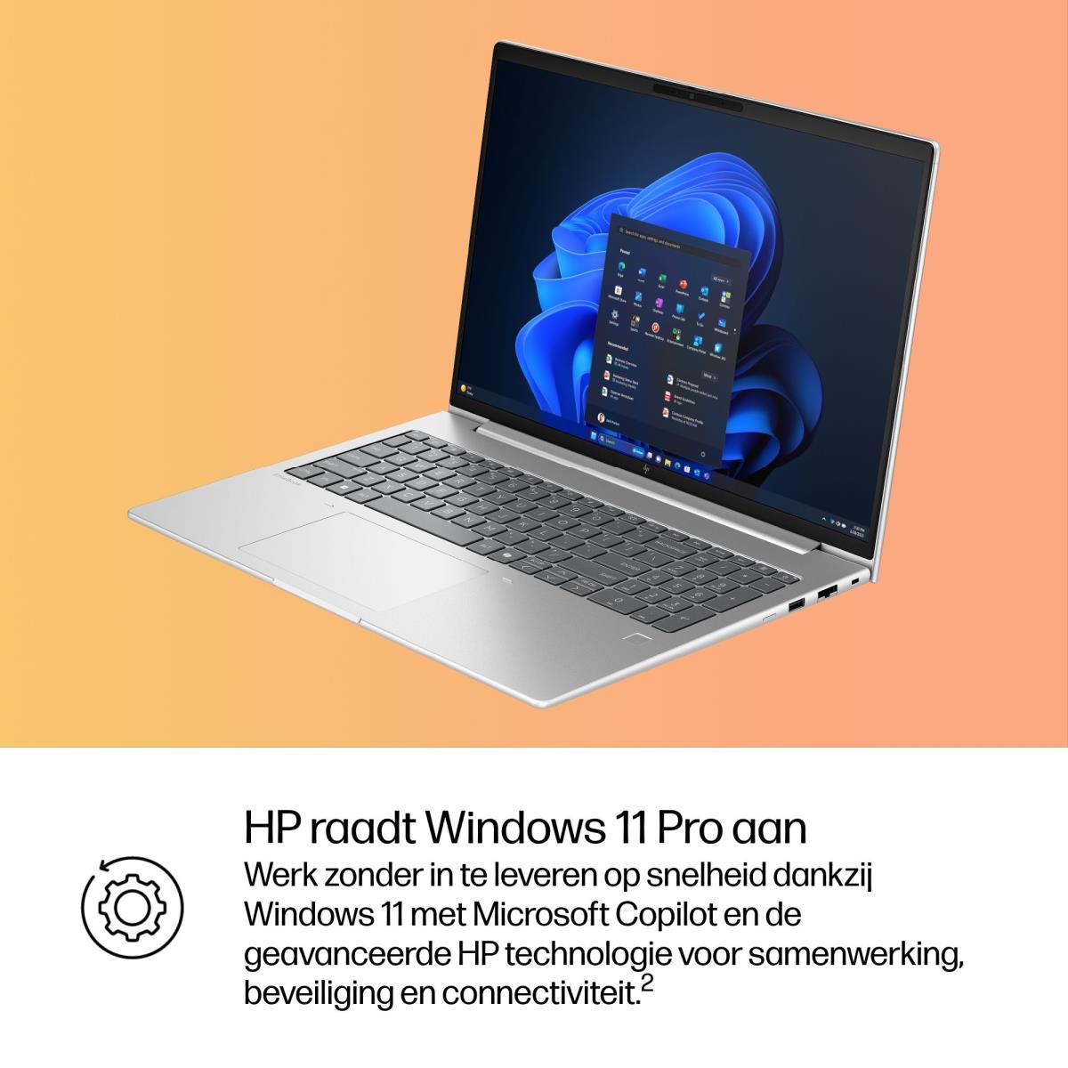 EliteBook 6 G1i AI - 16in - Core Ultra 5 225U - 16GB RAM - 512GB SSD - Win11 Pro - Azerty Belgian