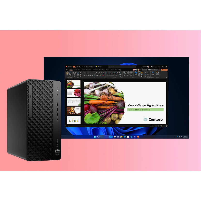 ProDesk 4 Tower G1I AI - Core Ultra 7 265 - 16GB RAM - 512GB SSD - Win11 Pro - Qwerty US/Int'l