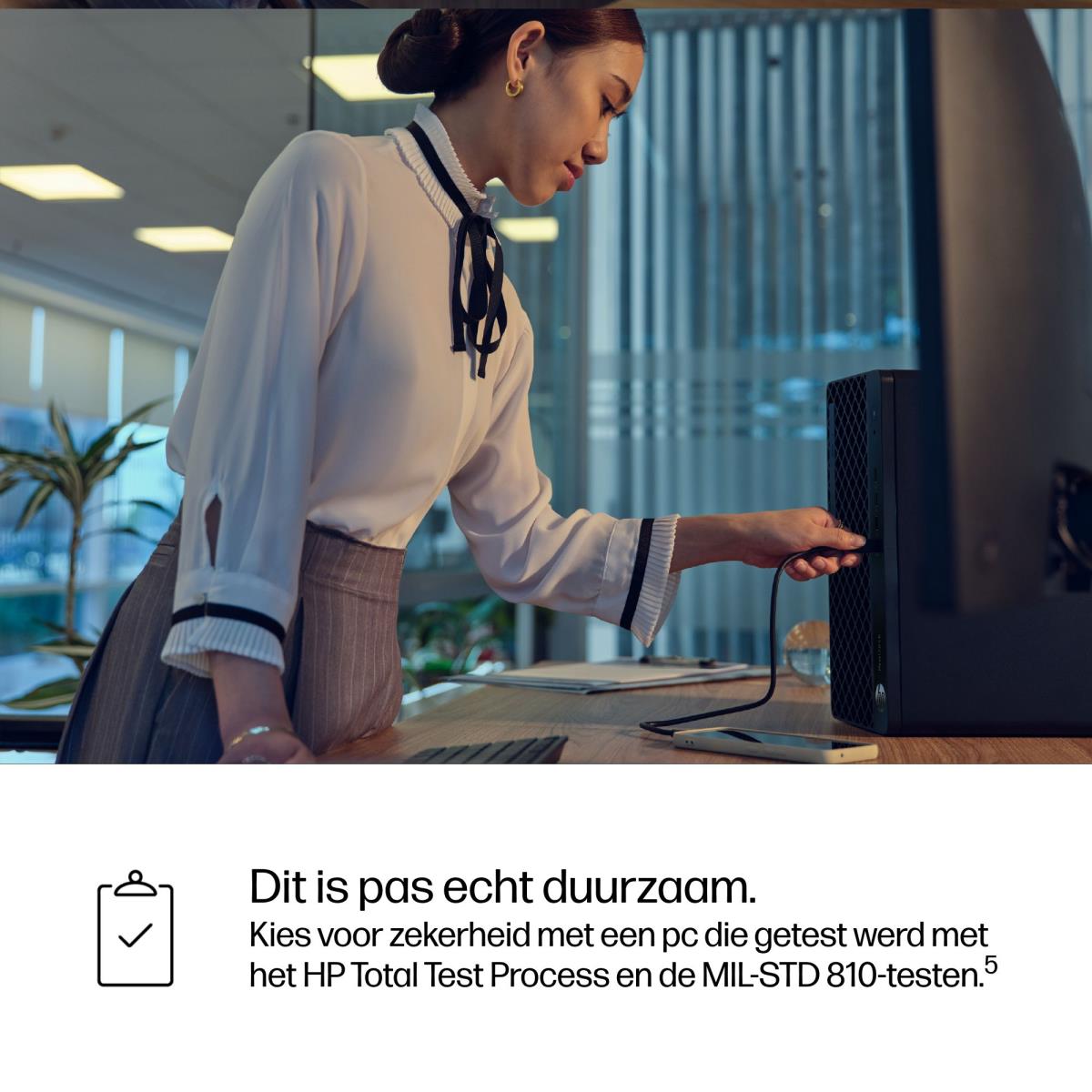ProDesk 4 Tower G1I AI - Core Ultra 5 235 - 16GB RAM - 512GB SSD - Win11 Pro - Azerty Belgian