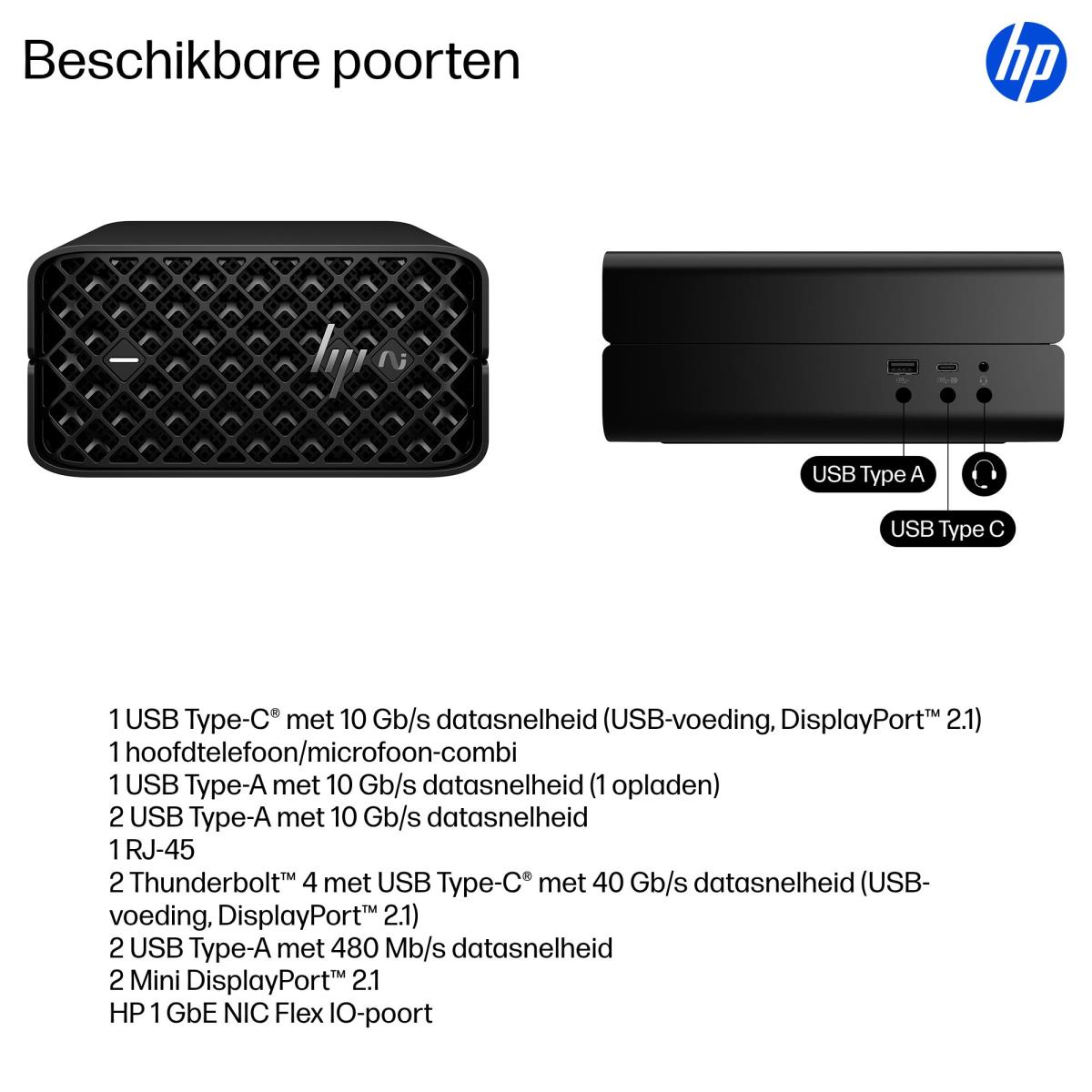 Workstation Z2 G1a Mini - AI Max PRO 395 - 64GB RAM - 1TB SSD - Win11 Pro - no Keyboard