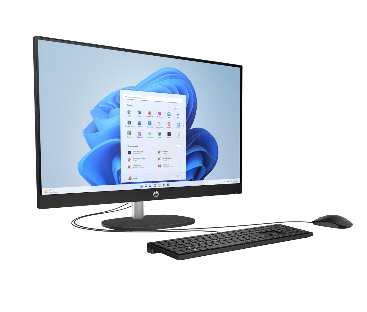 HP AiO 27-cr0049nb - 27in - i5 1335U - 16GB RAM - 1TB SSD - Win11 Home  Azerty Belgian