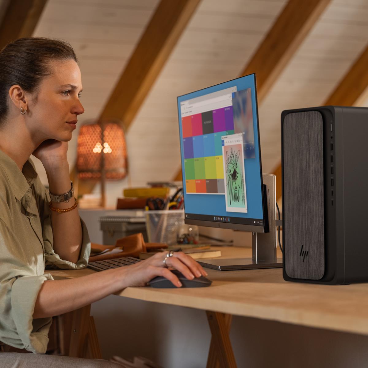OmniDesk M02-0014nb - R7 8700G - 16GB RAM - 1TB SSD - Win11 Home - Azerty Belgian