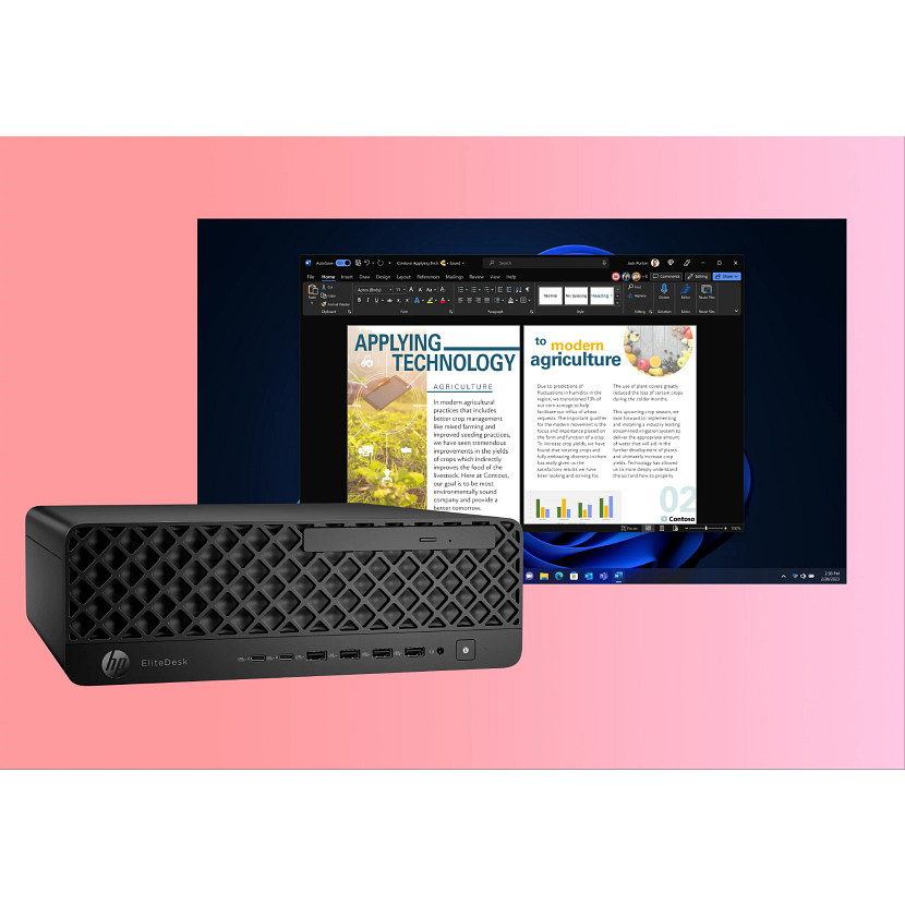EliteDesk 8 SFF G1i AI - Core Ultra 5 235 - 16GB RAM - 512GB SSD - 2TB HDD - Win11 Pro - Azerty Belgian