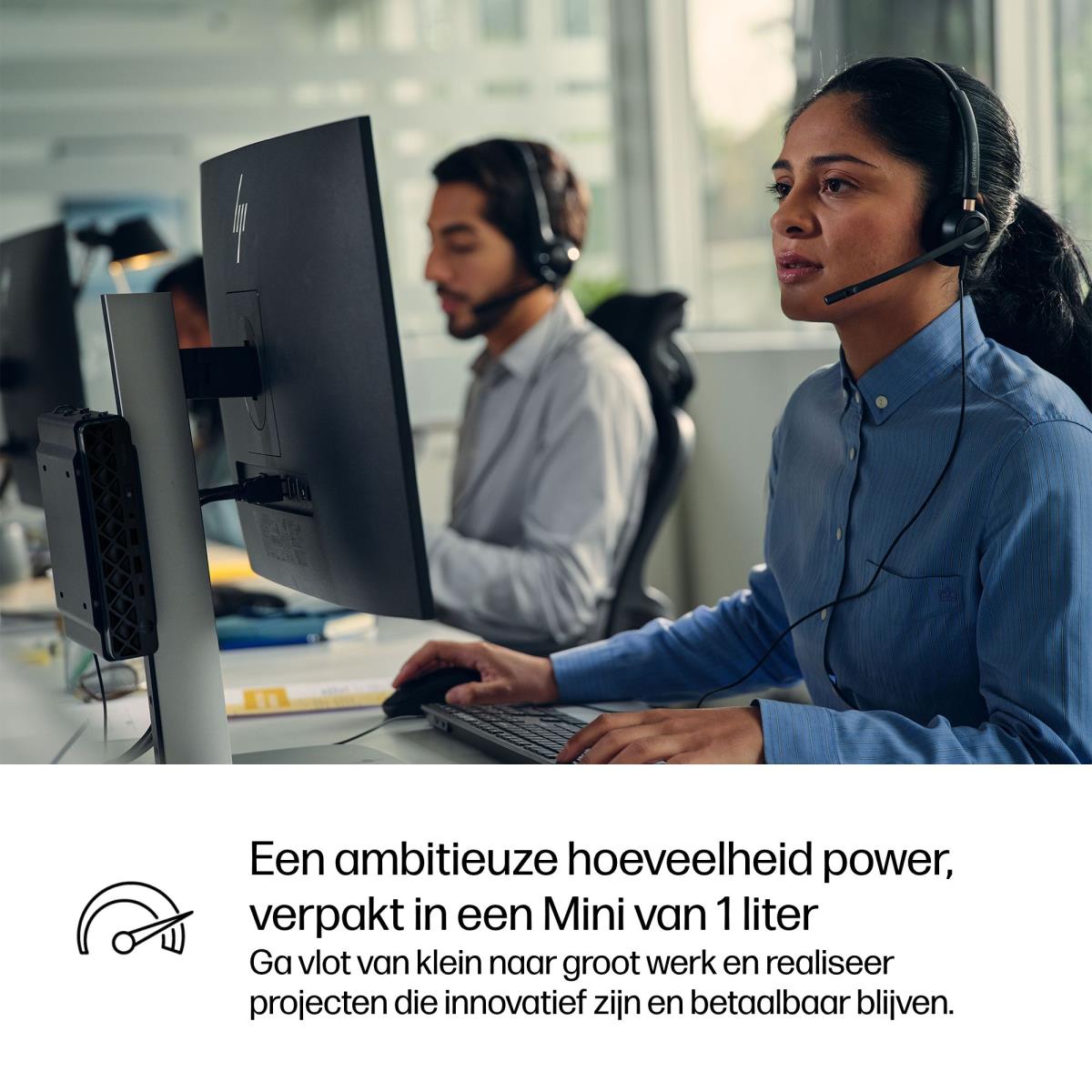 ProDesk 4 Mini G1i AI - Core Ultra 5 235T - 16GB RAM - 512GB SSD - Win11 Pro - Qwerty US/Int''l