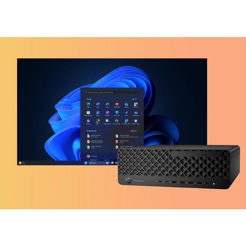 EliteDesk 8 SFF G1i AI - Core Ultra 7 265 - 16GB RAM - 512GB SSD - 2TB HDD - Win11 Pro - Qwerty US/Int'l