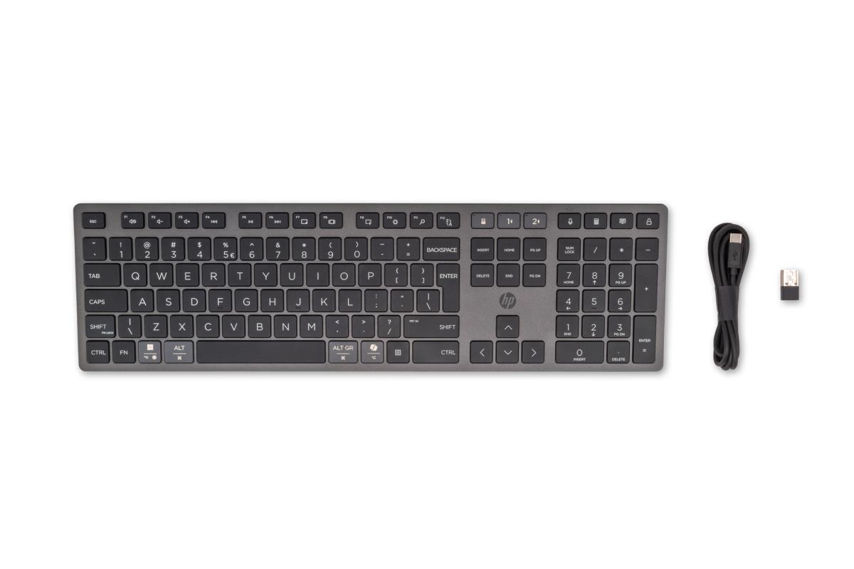 Multi-Device Rechargeable Wireless Keyboard 720 - Qwerty Int'l
