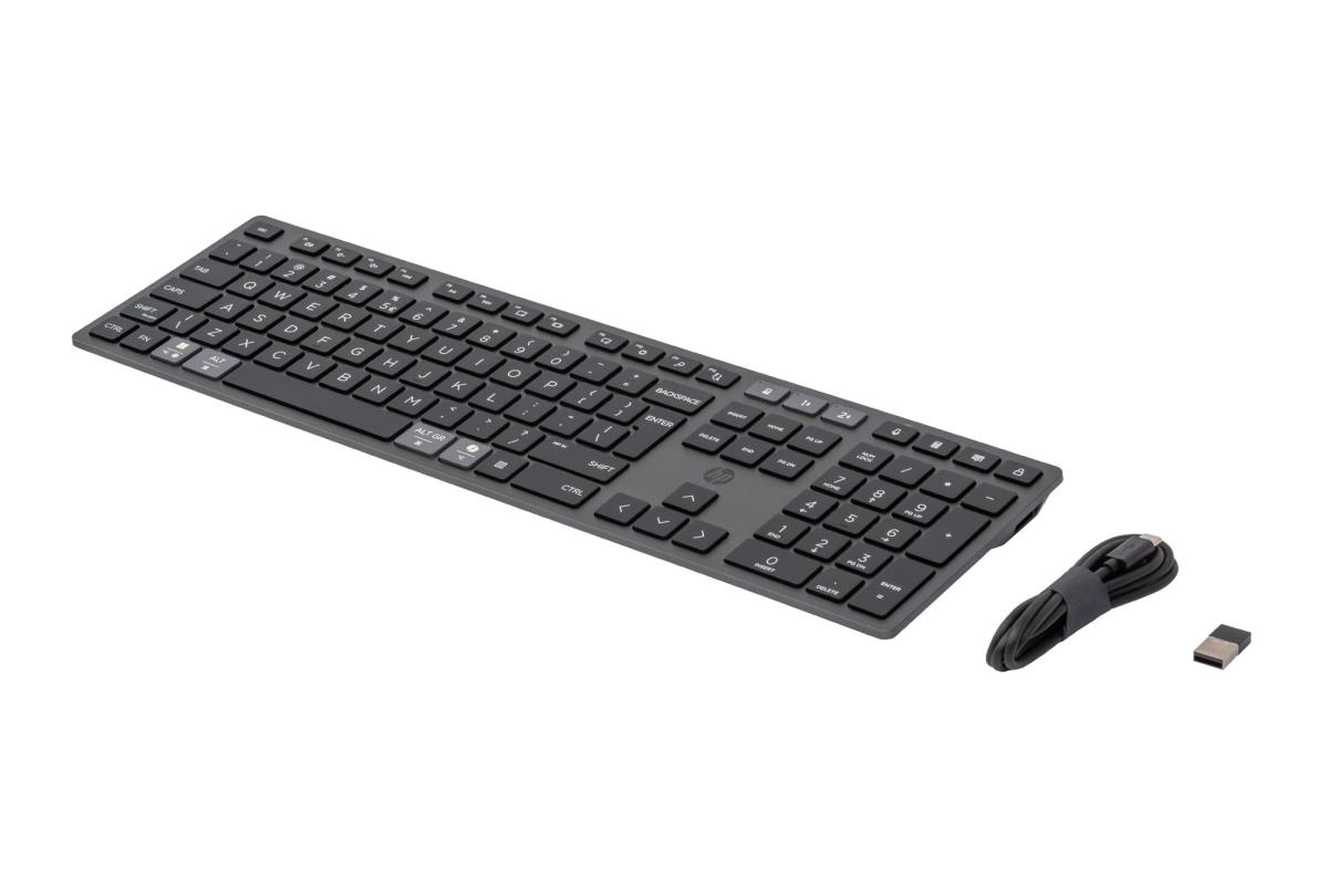 Multi-Device Rechargeable Wireless Keyboard 720 - Qwerty Int'l