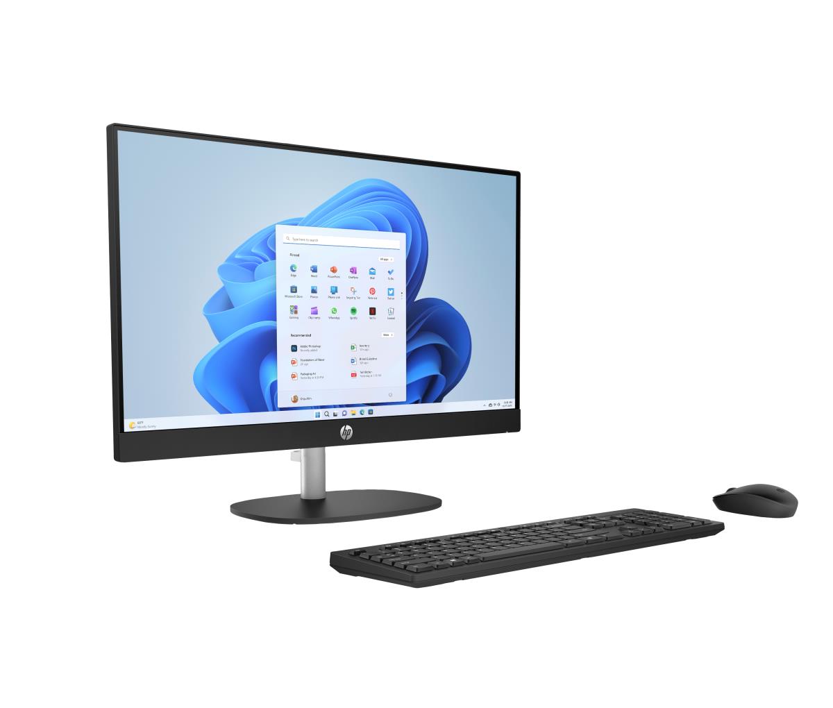 HP AiO 24-cr0060nb - 24in - R5 7520U - 16GB RAM - 512GB SSD - Win11 Home - Azerty Belgian