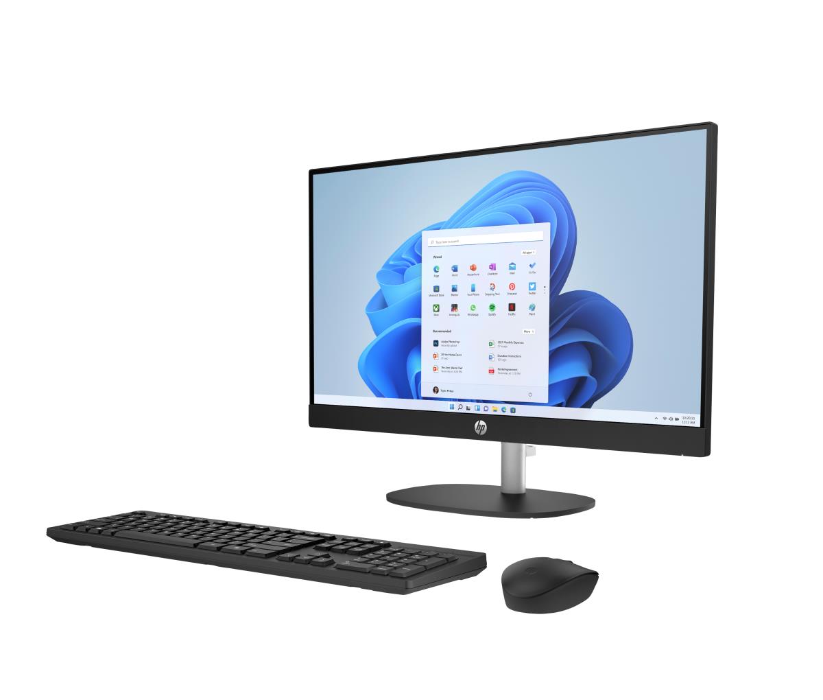 HP AiO 24-cr0060nb - 24in - R5 7520U - 16GB RAM - 512GB SSD - Win11 Home - Azerty Belgian