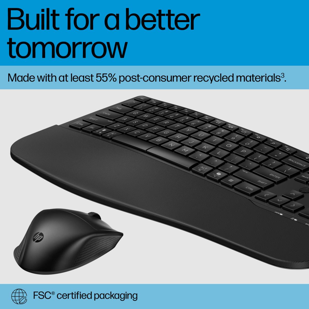 Comfort Dual-Mode Keyboard and Mouse Combo 685 - Qwertzu Swiss-Lux