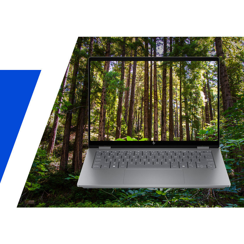 OmniBook X Flip NGAI 14-fk0018nb - 14in - AI 5 340 - 16GB RAM - 512GB SSD - Win11 Home - Azerty Belgian