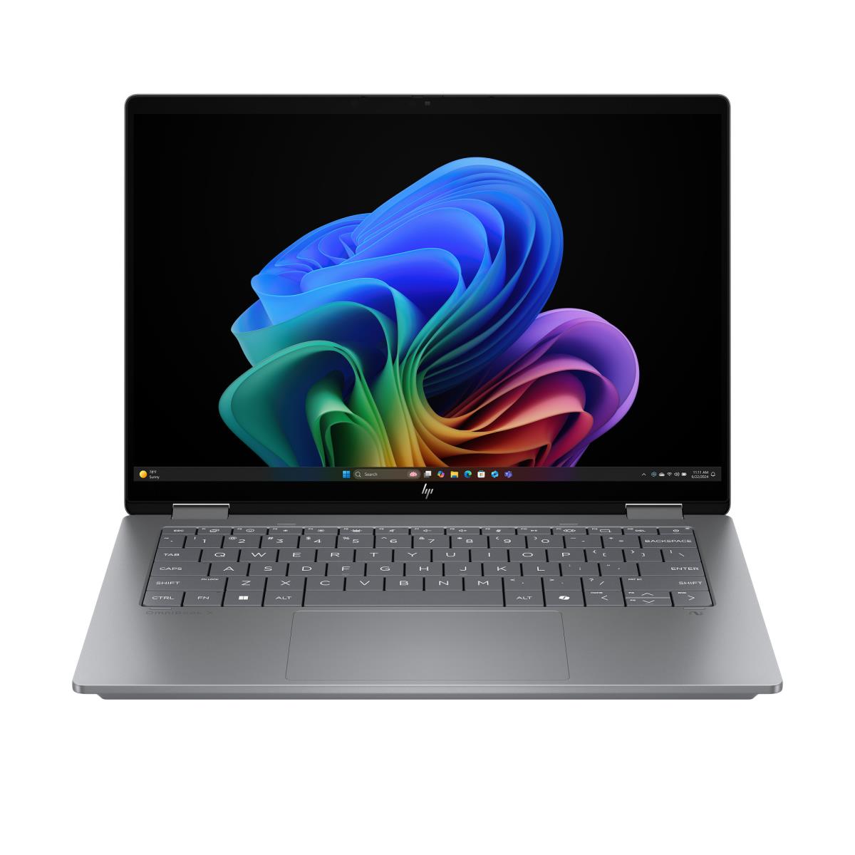 OmniBook X Flip NGAI 14-fk0018nb - 14in - AI 5 340 - 16GB RAM - 512GB SSD - Win11 Home - Azerty Belgian