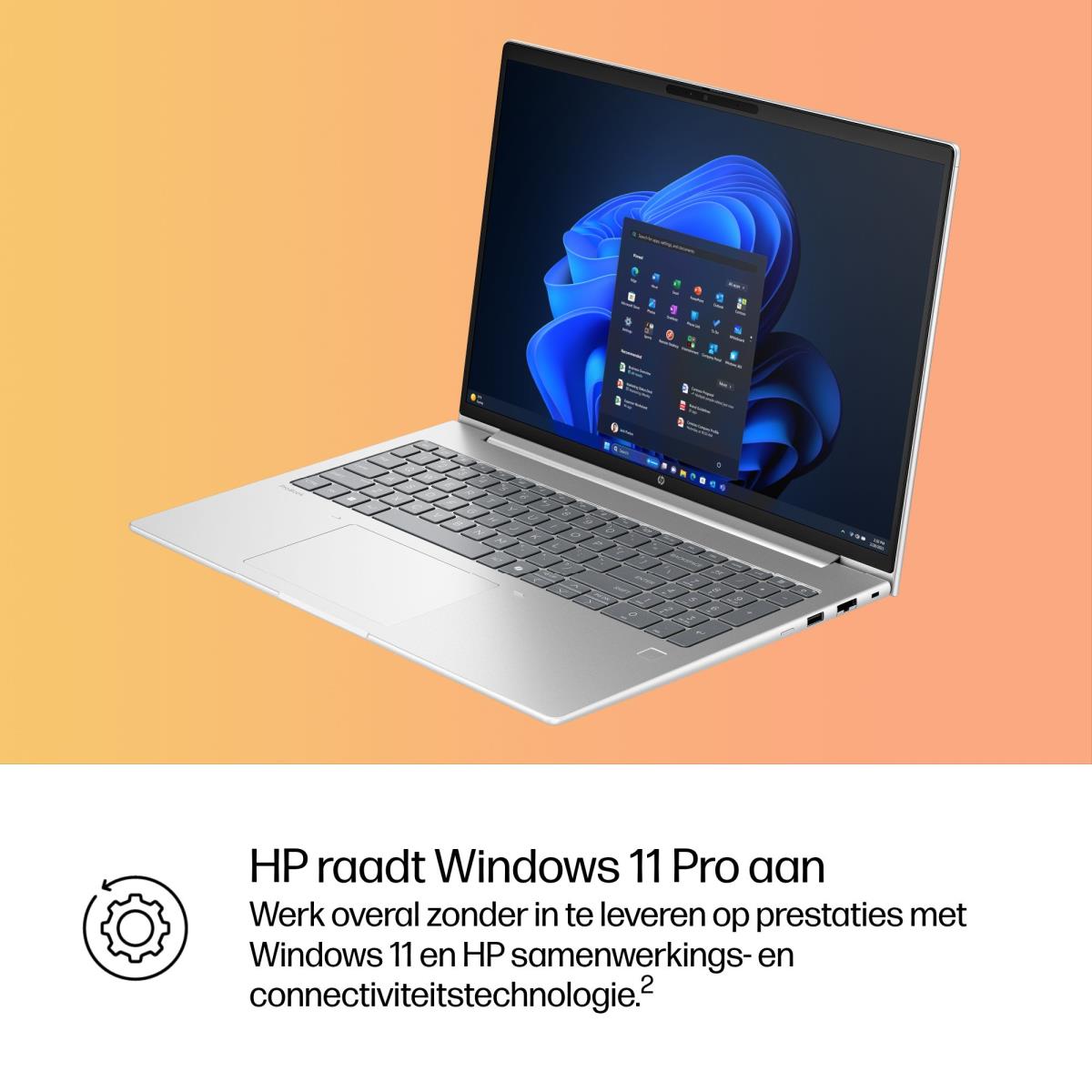 ProBook 4 G1iR - 16in - Core 5 120U - 16GB RAM - 512GB SSD - Win11 Pro - Azerty Belgian