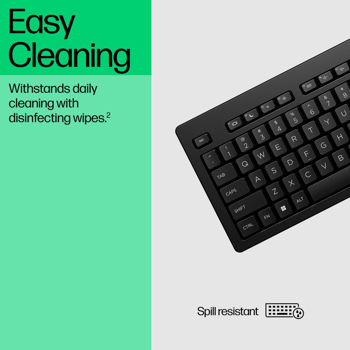 Wired Keyboard 125 - Black - Nordic