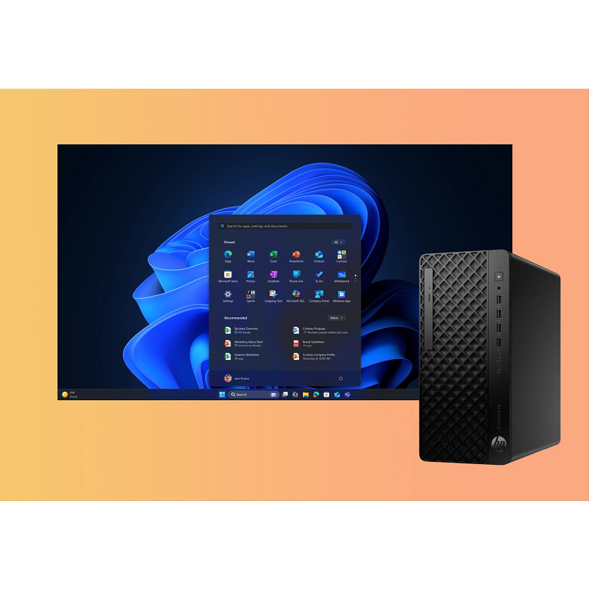 EliteDesk 8 Tower G1i AI - Core Ultra 7 265 - 16GB RAM - 512GB SSD - 2TB HDD - Win11 Pro - Azerty Belgian