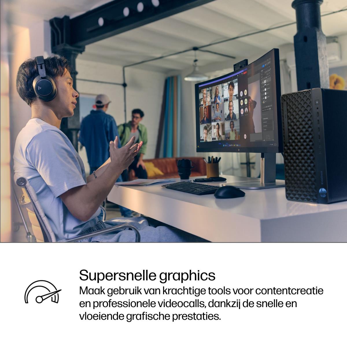 EliteDesk 8 Tower G1i AI - Core Ultra 7 265 - 16GB RAM - 512GB SSD - 2TB HDD - Win11 Pro - Qwerty US/Int'l