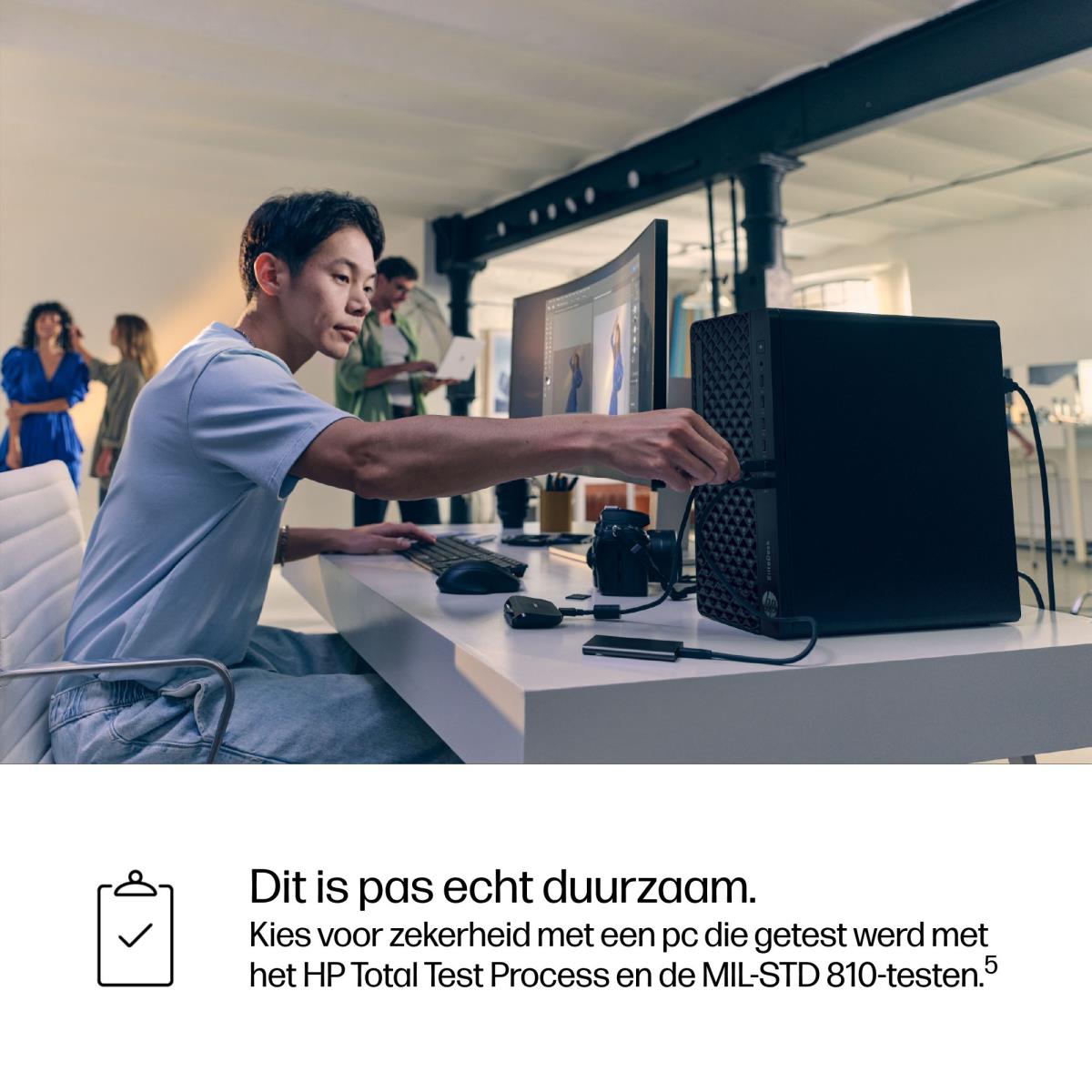 EliteDesk 8 Tower G1i AI - Core Ultra 7 265 - 16GB RAM - 512GB SSD - 2TB HDD - Win11 Pro - Qwerty US/Int'l