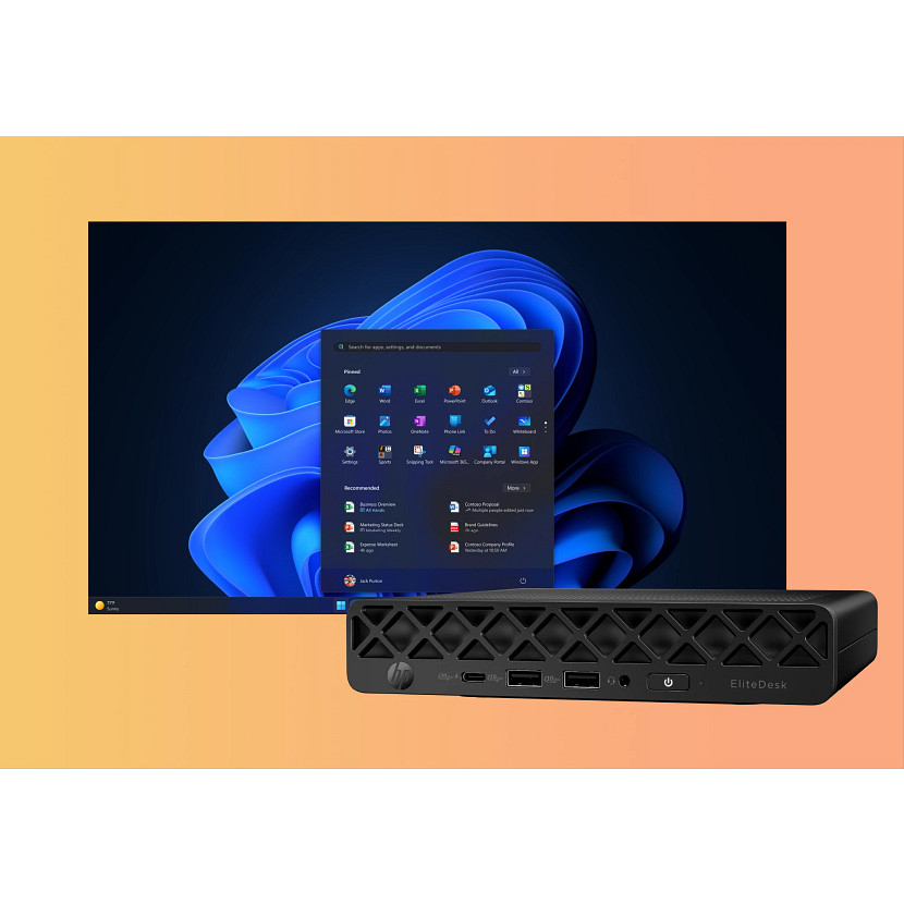 EliteDesk 8 Mini G1i AI - Core Ultra 9 285 - 32GB RAM - 1TB SSD - Win11 Pro - Qwerty US/Int'l