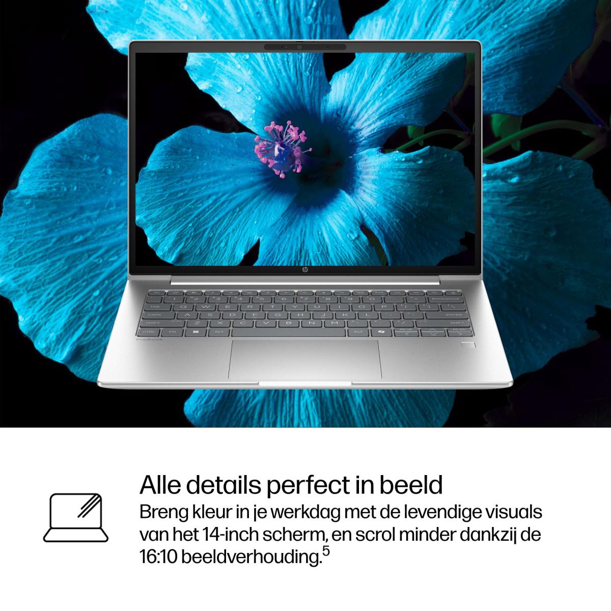 ProBook 4 G1i AI - 14in - Core Ultra 5 225U - 16GB RAM - 512GB SSD - Win11 Pro - Azerty Belgian