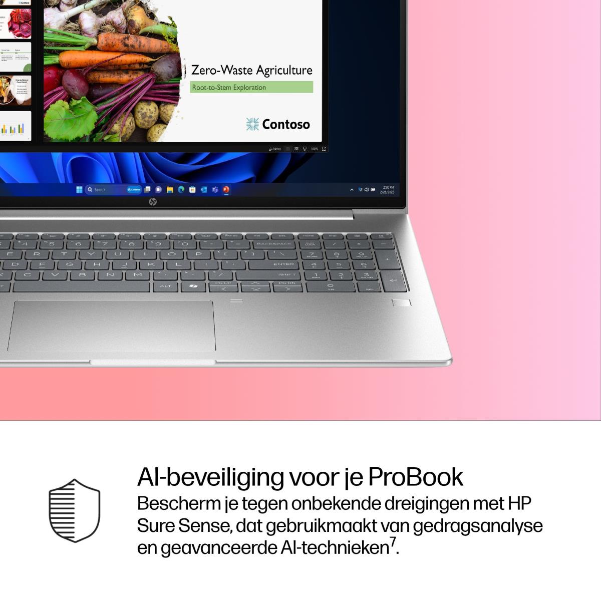 ProBook 4 G1i AI - 16in - Core Ultra 5 225U - 16GB RAM - 512GB SSD - Win11 Pro - Qwerty US/Int''l