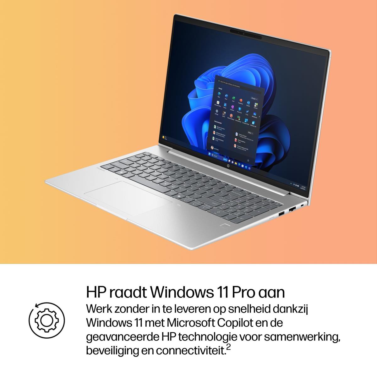 ProBook 4 G1i AI - 16in - Core Ultra 7 255U - 16GB RAM - 512GB SSD - Win11 Pro - Azerty Belgian