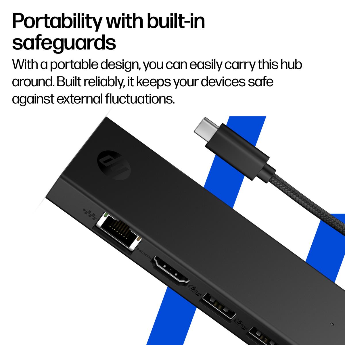 Portable USB-C 4K HDMI Hub