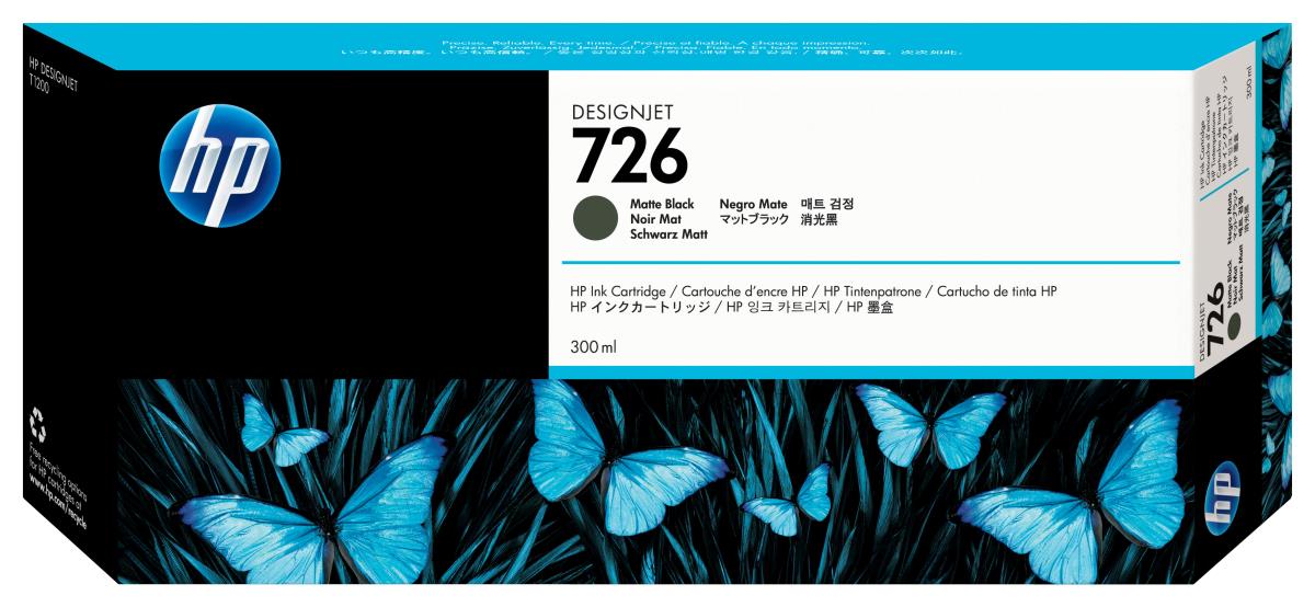 Ink Cartridge - No 726 - 300ml - Black