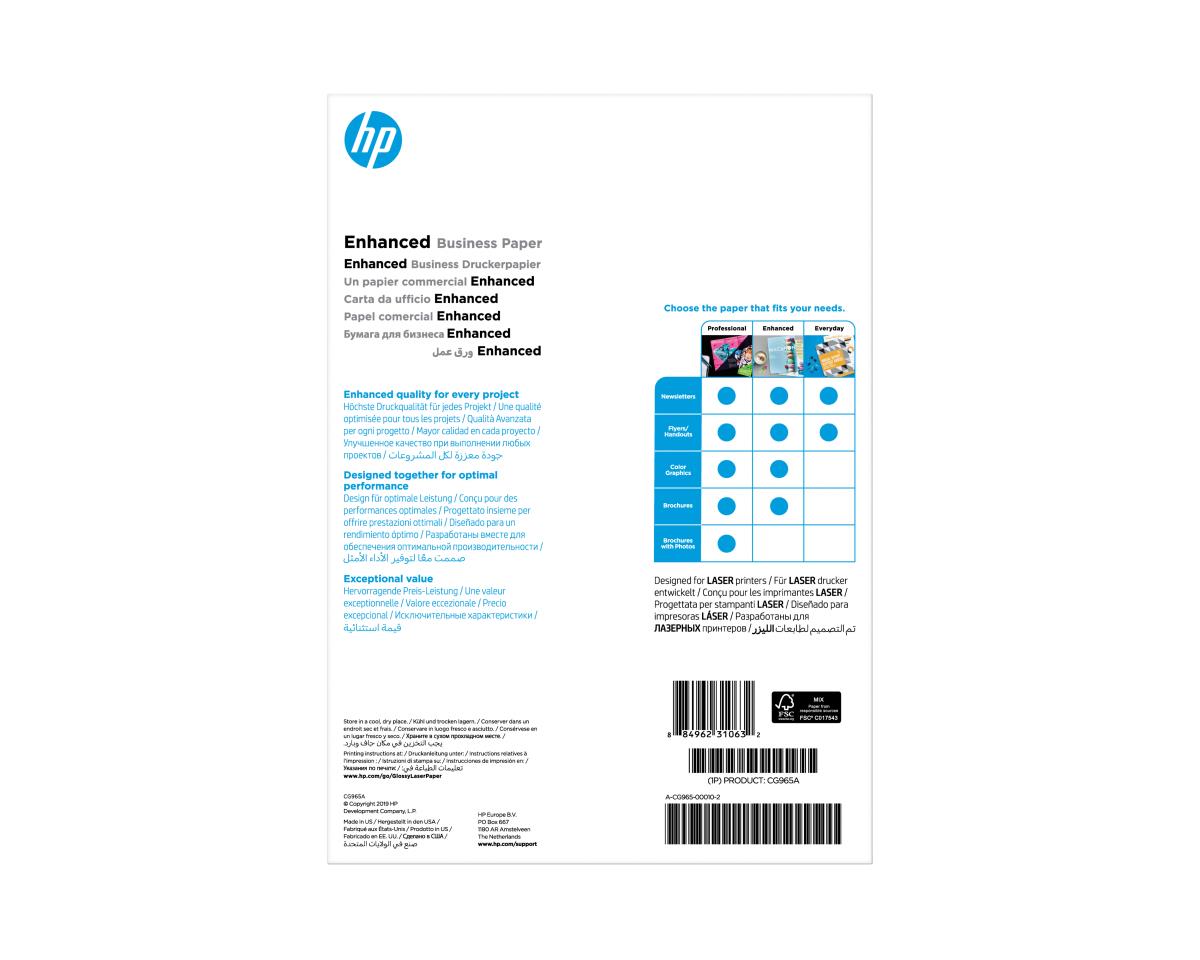 Professionnal Laser Paper Gloss A4 150sh 150gsm