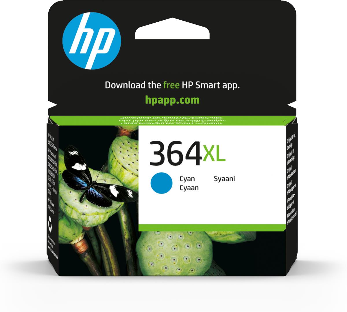 Ink Cartridge - No 364xl - 750 Pages - Cyan With Vivera Ink - Blister