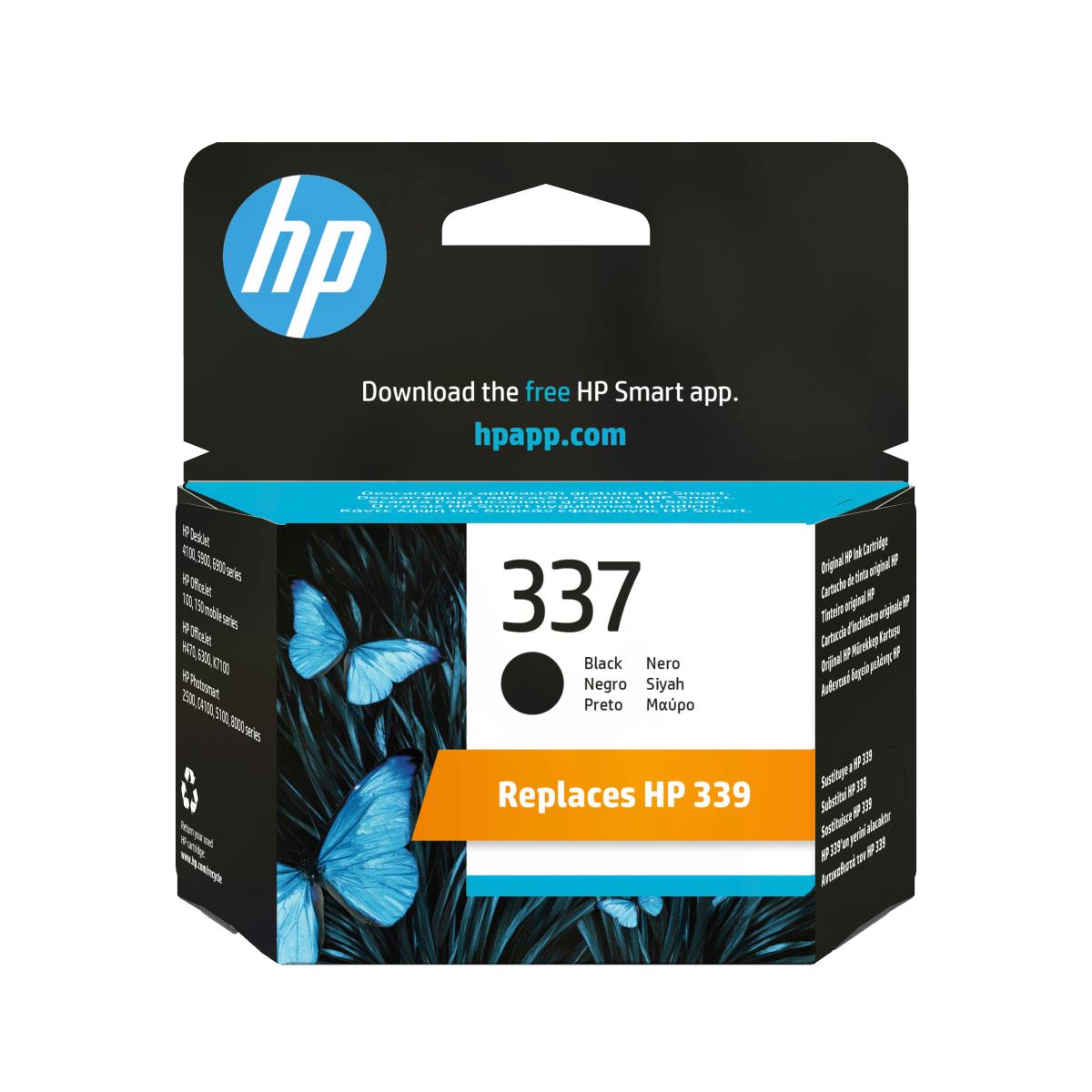 Ink Cartridge - No 337 - 11ml - Black - Blister