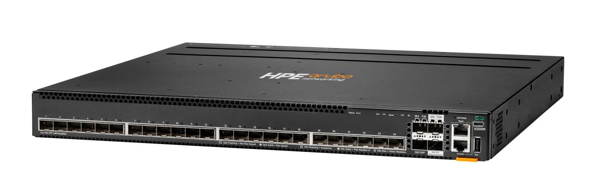Aruba 6300M 24p SFP+ LRM support and 2p 50G and 2p 25G MACSec Switch