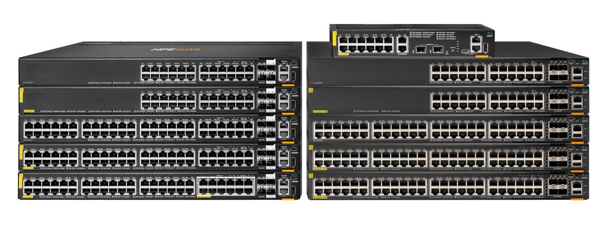Aruba 6200M 48G Class4 PoE 4SFP+ Switch, 48x ports 10/100/1000BASE-T Class 4 PoE Ports