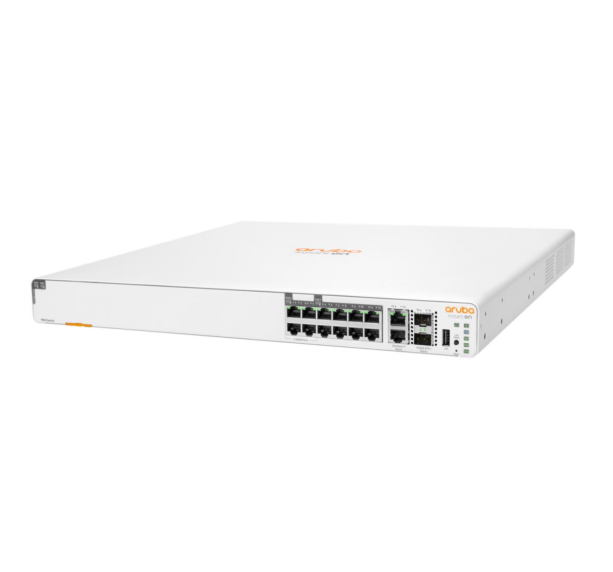 Aruba Instant On 1960 8p 1G Class 4 4p SR1G/2.5G Class 6 PoE 2p 10GBASE-T 2p SFP+ 480W Switch