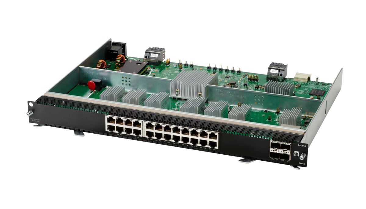 Aruba CX 6400 24-port 10Gbase-T and 4-port SFP56 v2 Module