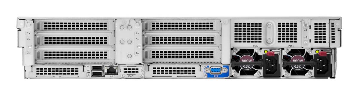 ProLiant DL380 Gen11 - 1p 4510 - 64GB-R - MR408i-o NC BCM5719 8SFF - 2x1000W RPS - EU