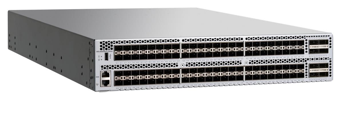 HPE SN6650B 32GB 128/96 Power Pack+ 96-port 32GB Short Wave SFP+ Integrated Fibre Channel Switch