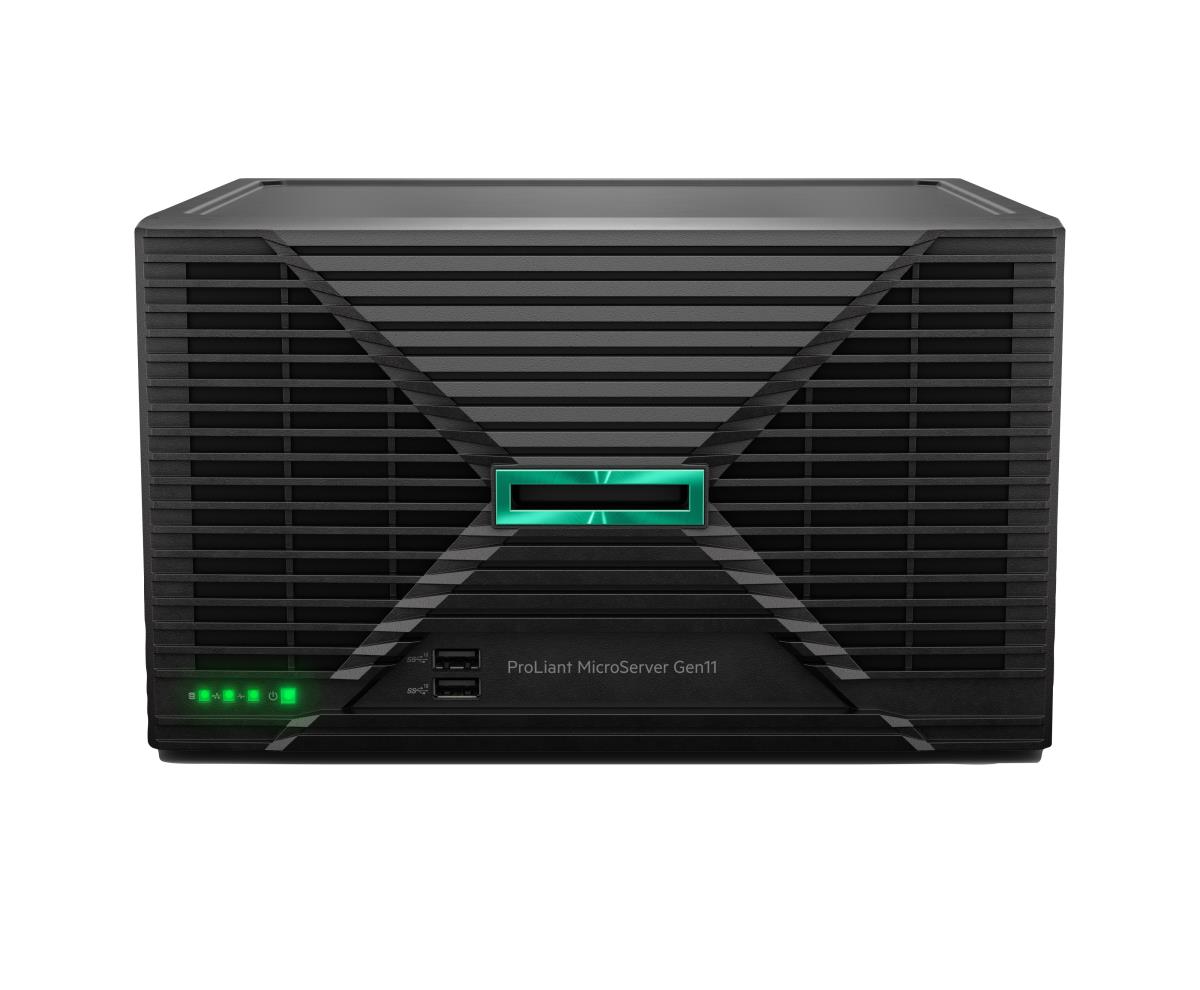 ProLiant MicroServer Gen11 - 1p E-2414 - 16GB-U - VROC 4LFF-NHP - 180W External PS