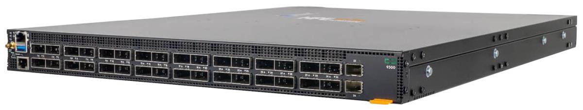 Aruba Networking 9300-32D 32p QSFP-DD 2p 10G SFP+ Front-to-Back 6 Fans 2 AC PSU Bundle