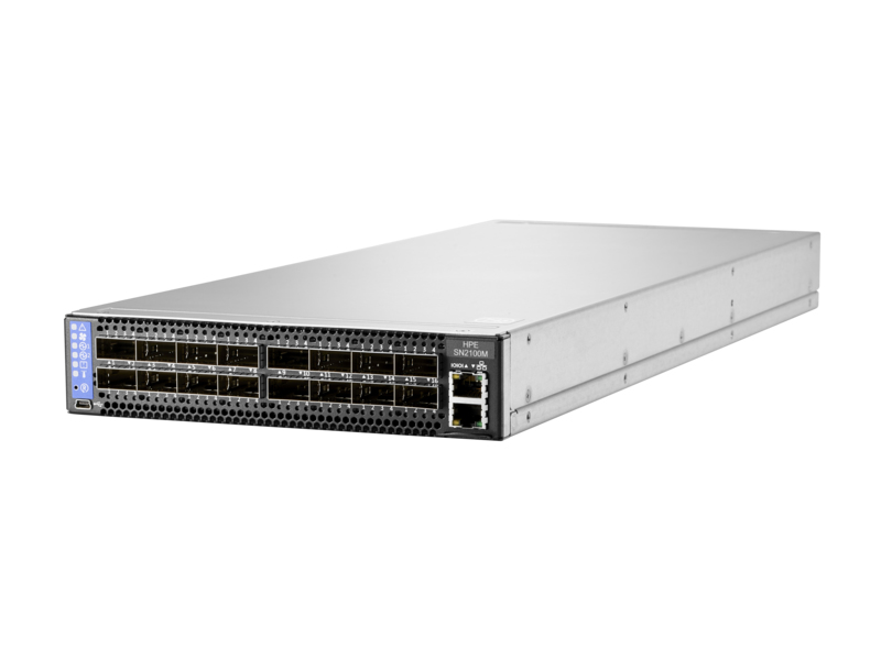 HPE SN2100M 100GbE 16QSFP28 P2C TAA Switch