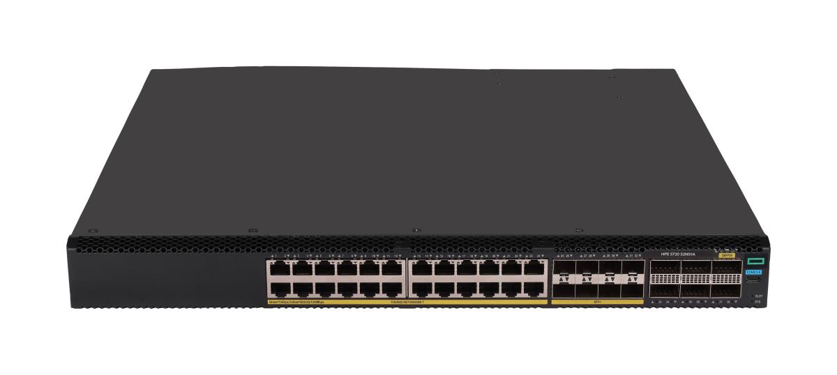 Networking Comware Data Center Switch 24p 10GBASE-T 8p SFP+ 1G/10G 6p QSFP28 100G 5720