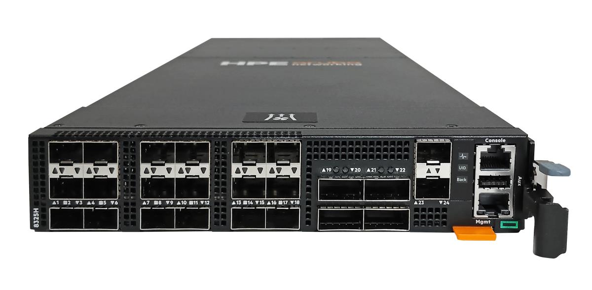 Aruba Networking CX 8325H 18p SFP28 25G 4p QSFP28 100G Back-to-Front 4xFan 2xPSU Switch