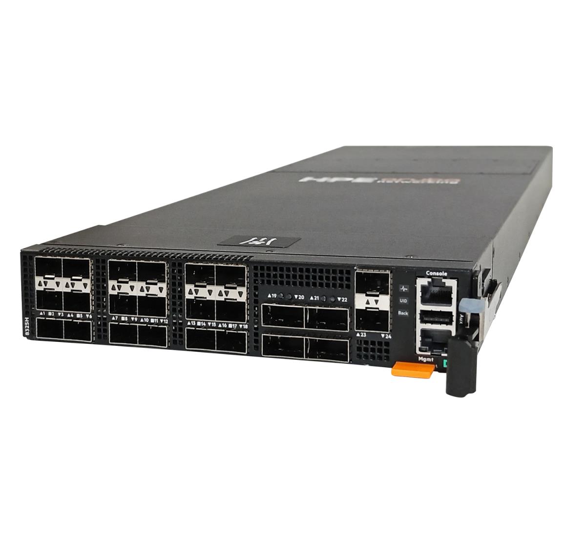 Aruba Networking CX 8325H 18p SFP28 25G 4p QSFP28 100G Back-to-Front 4xFan 2xPSU TAA Switch