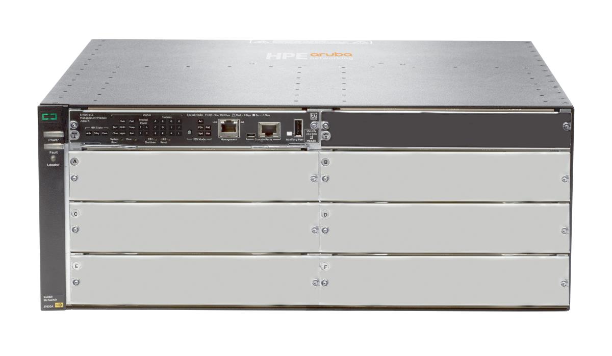 Switch 5406R zl2, 48 10GbE ports or 144 autosensing 10/100/1000 ports or 144 mini-GBICs