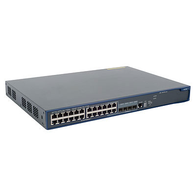 Switch A5120-24G EI, 24 RJ-45 autosensing 10/100/1000 ports, 4 dual-personality ports