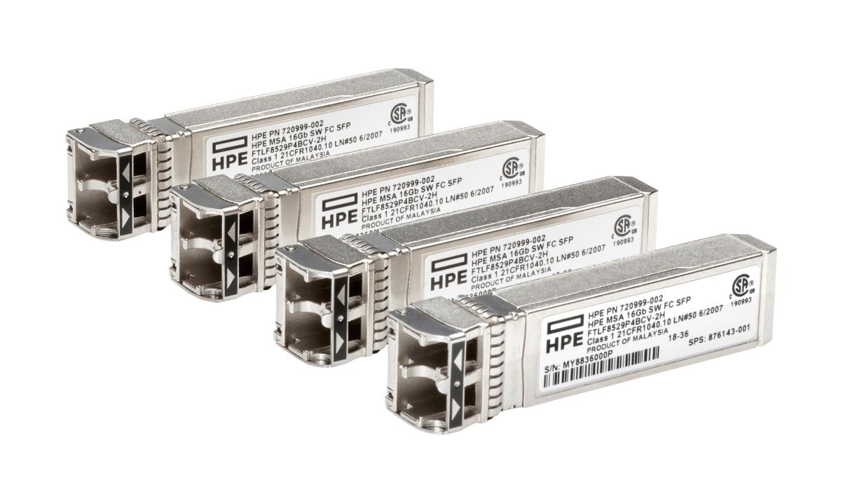 Transceiver MSA 16GB Short Wave Fibre Channel SFP+ 4-pack